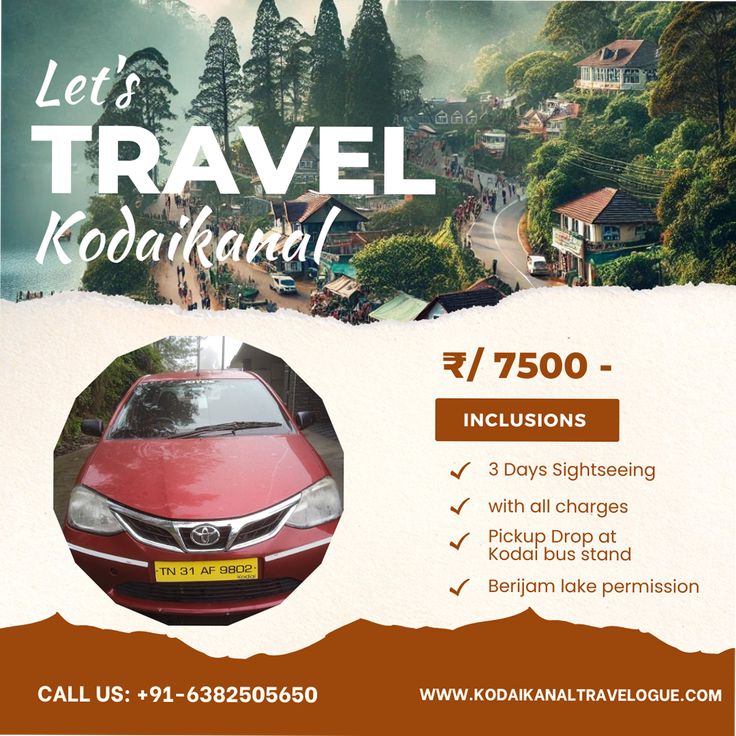 Kodaikanal Travelogue Cab Service